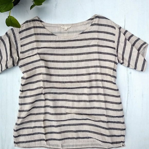 Eileen Fisher striped top - Picture 1 of 3